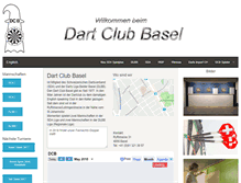 Tablet Screenshot of dartclubbasel.ch